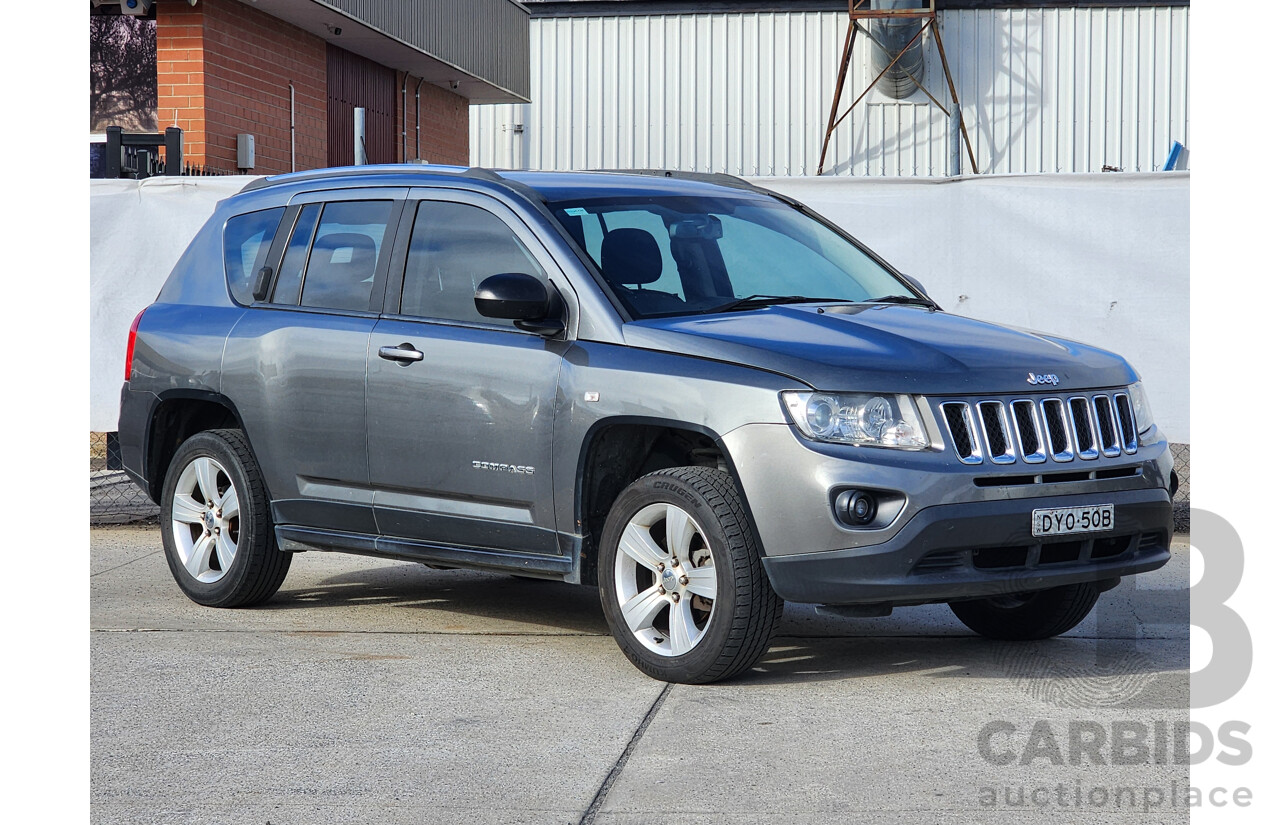 11/2012 Jeep Compass SPORT 4x4 MK MY12 4D Wagon Grey 2.4L