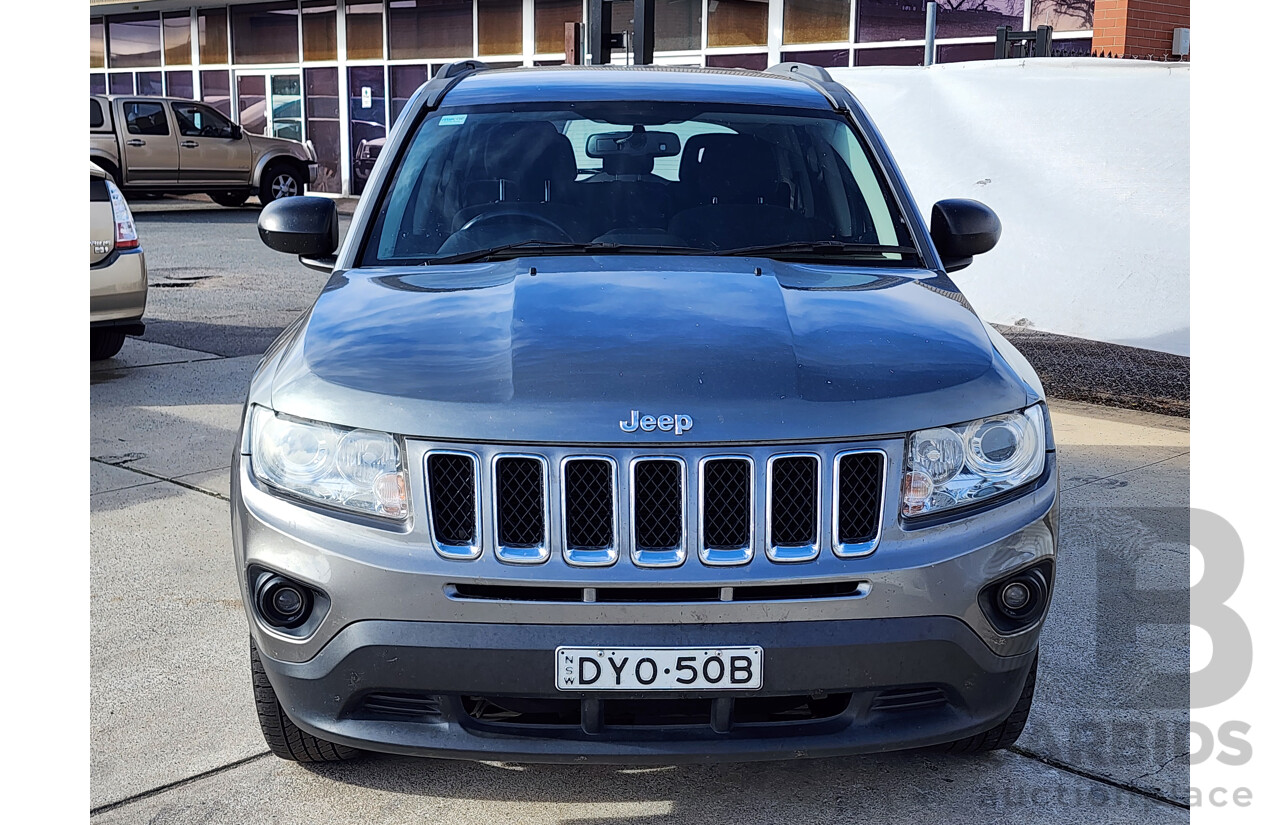 11/2012 Jeep Compass SPORT 4x4 MK MY12 4D Wagon Grey 2.4L