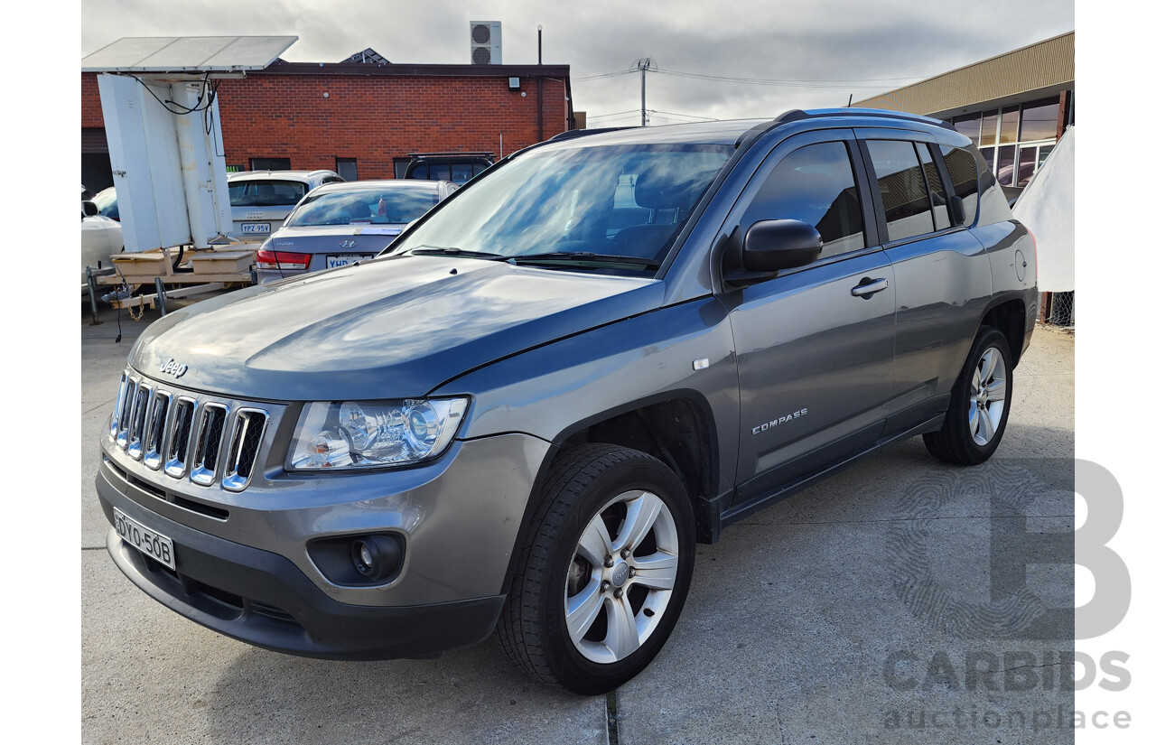 11/2012 Jeep Compass SPORT 4x4 MK MY12 4D Wagon Grey 2.4L