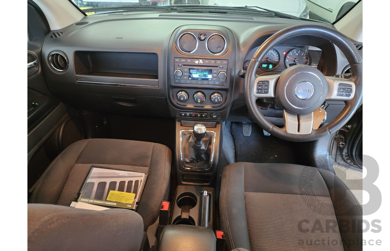 11/2012 Jeep Compass SPORT 4x4 MK MY12 4D Wagon Grey 2.4L