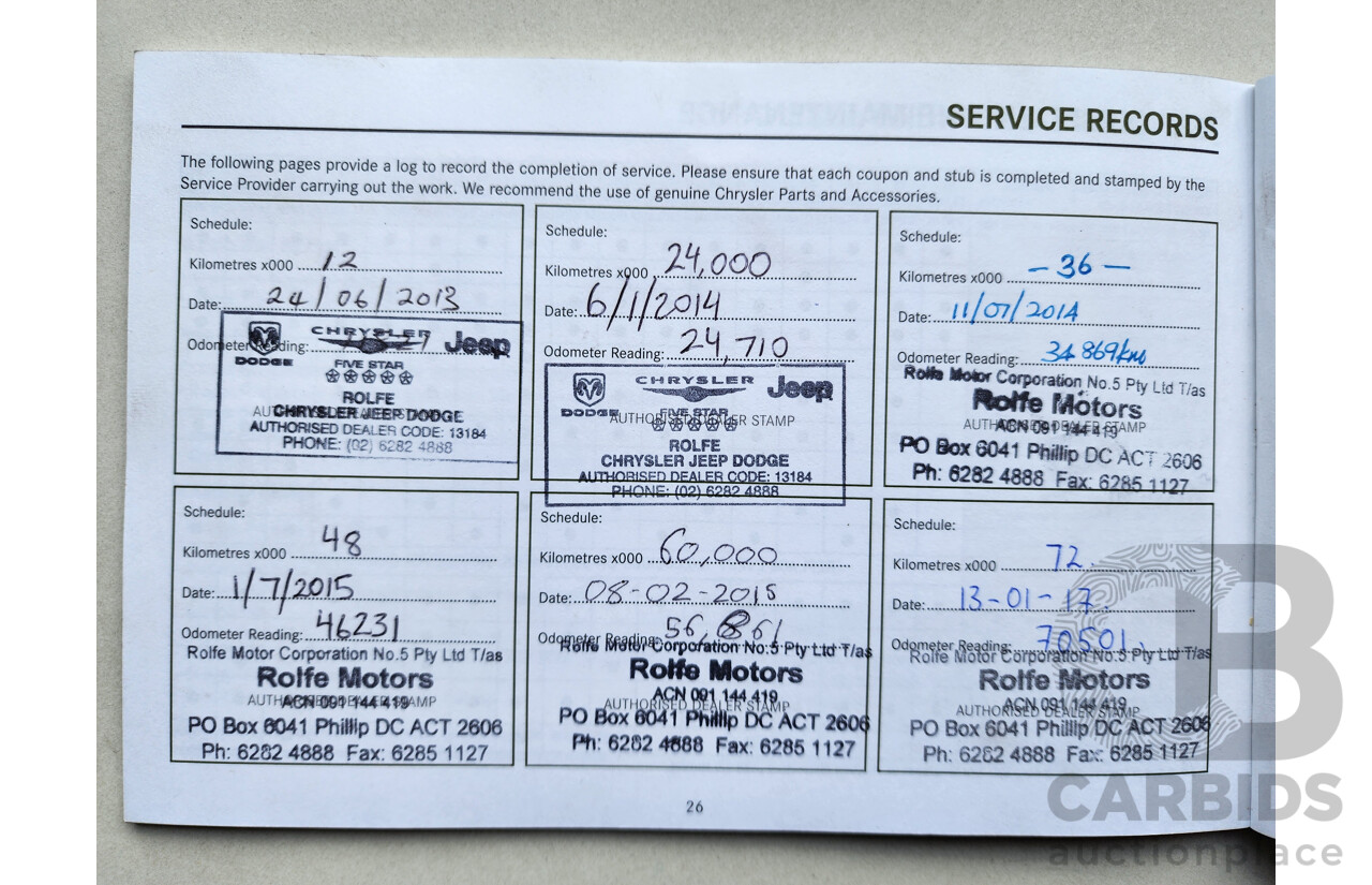 11/2012 Jeep Compass SPORT 4x4 MK MY12 4D Wagon Grey 2.4L