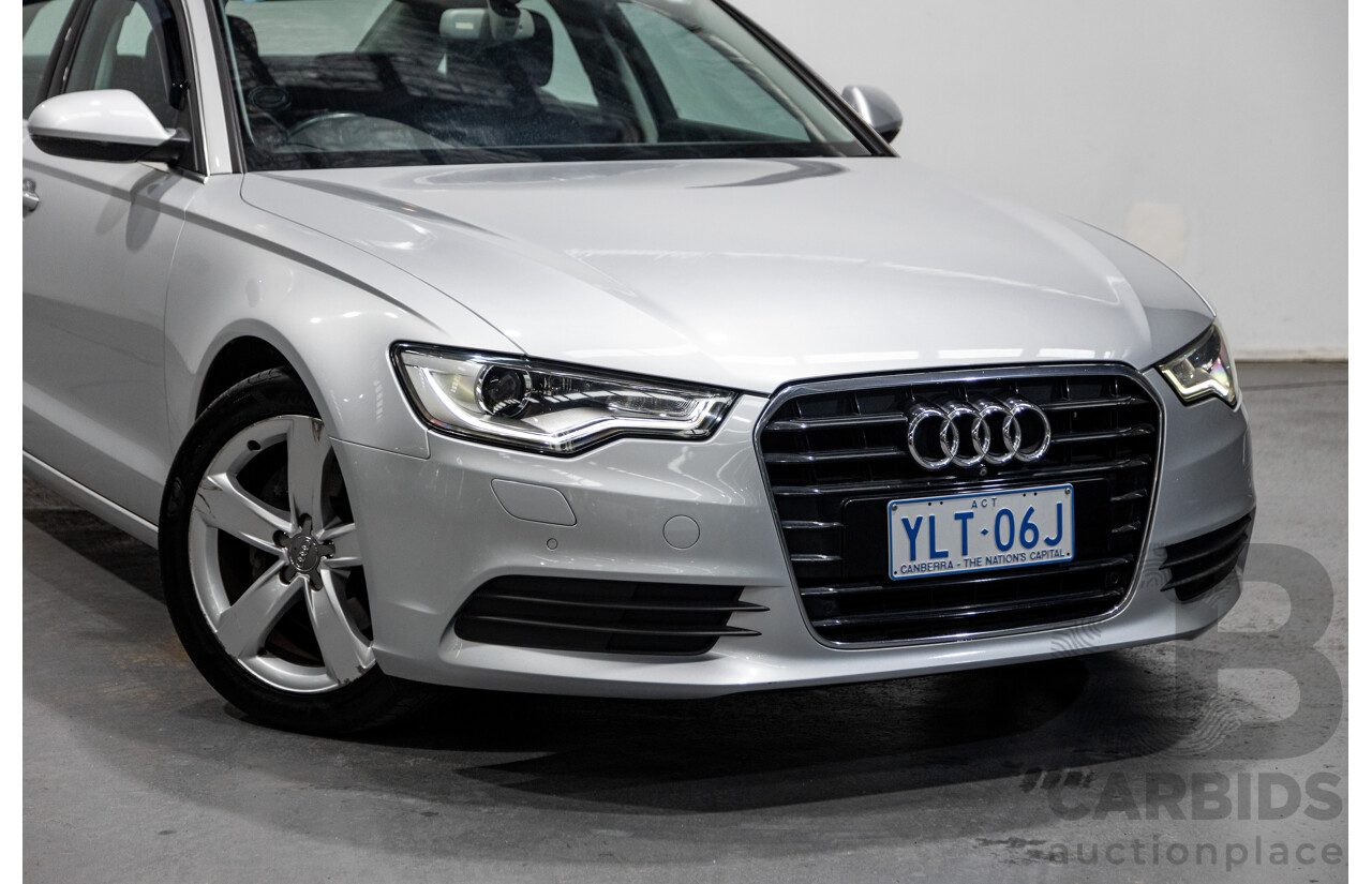 09/2012 Audi A6 2.0 TFSI 4GL 4d Sedan Metallic Silver Turbo 2.0L