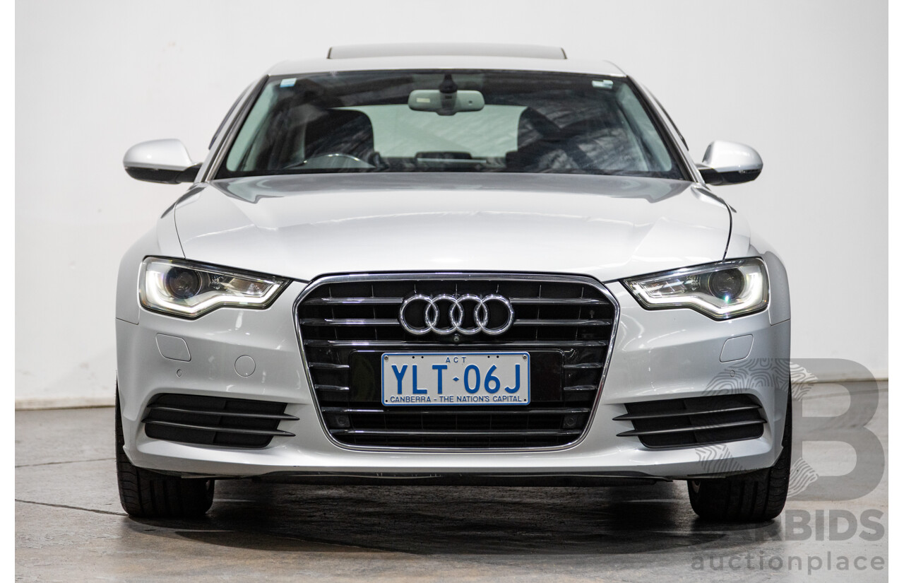 09/2012 Audi A6 2.0 TFSI 4GL 4d Sedan Metallic Silver Turbo 2.0L