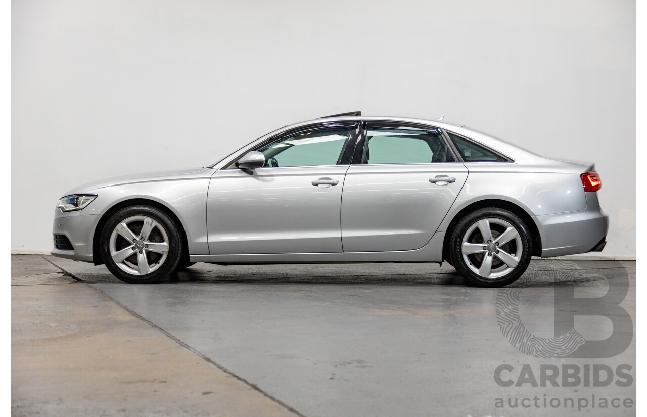 09/2012 Audi A6 2.0 TFSI 4GL 4d Sedan Metallic Silver Turbo 2.0L