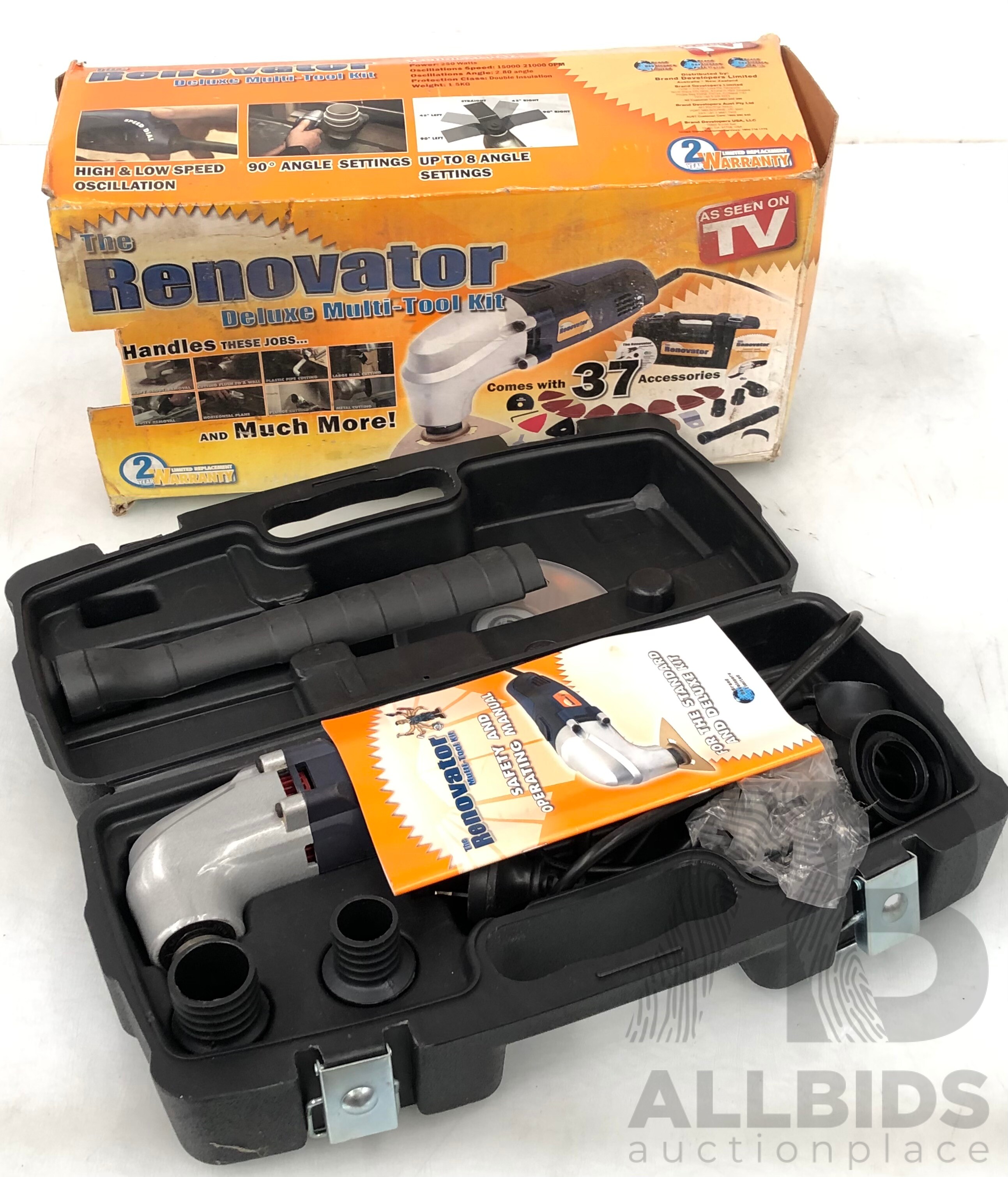 Renovator Electric Multi Tool Kit - Lot 1559045 | EHVA
