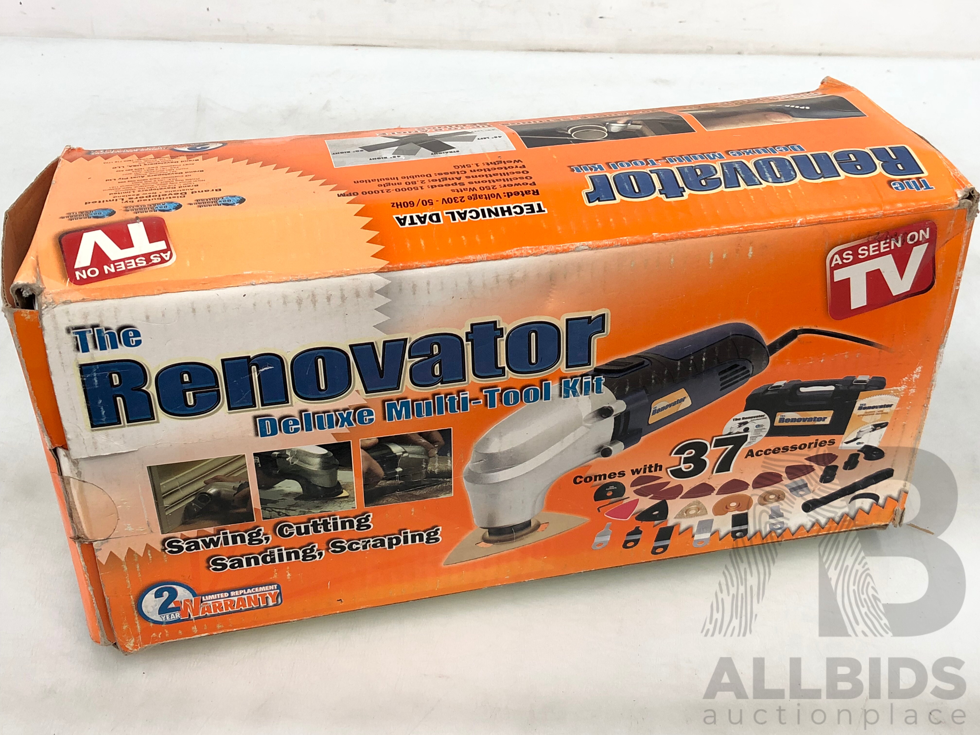 Renovator Electric Multi Tool Kit - Lot 1559045 | EHVA
