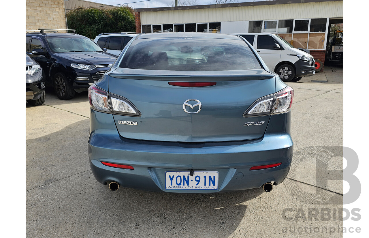 6/2009 Mazda Mazda3 SP25 BL 4d Sedan Blue 2.5L