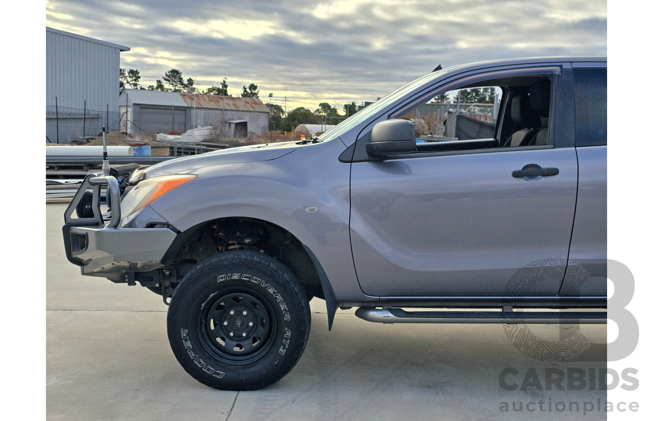 9/2014 Mazda BT-50 XT (4x4) MY13 Freestyle C/Chas Titanium Grey Metallic Turbo Diesel 3.2L