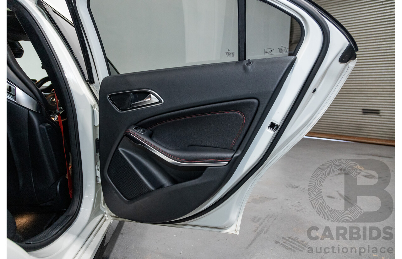 03/2017 Mercedes Benz A45 AMG (AWD) 176 4d Hatchback Calcite White Turbo 2.0L