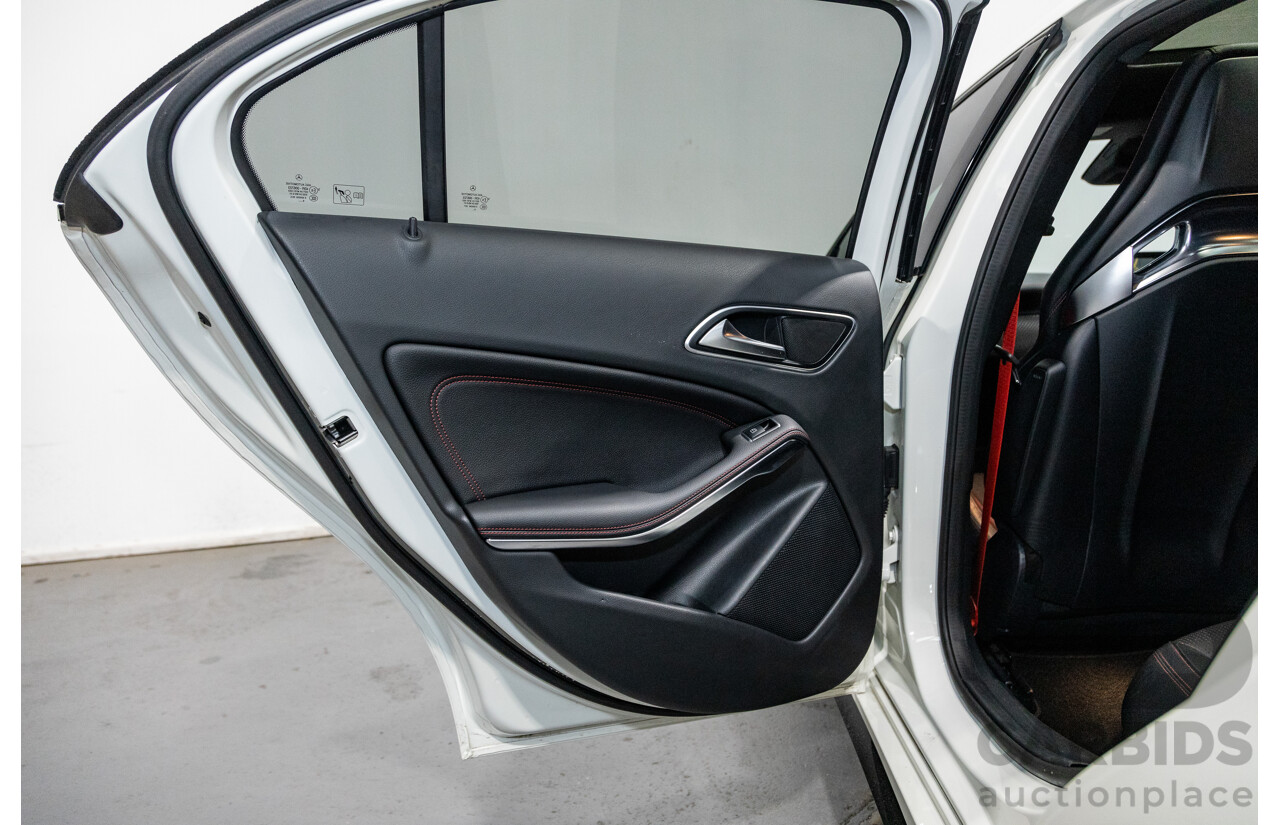 03/2017 Mercedes Benz A45 AMG (AWD) 176 4d Hatchback Calcite White Turbo 2.0L