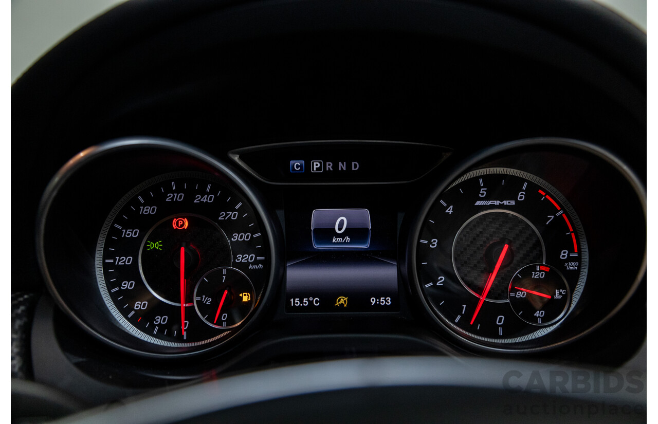 03/2017 Mercedes Benz A45 AMG (AWD) 176 4d Hatchback Calcite White Turbo 2.0L