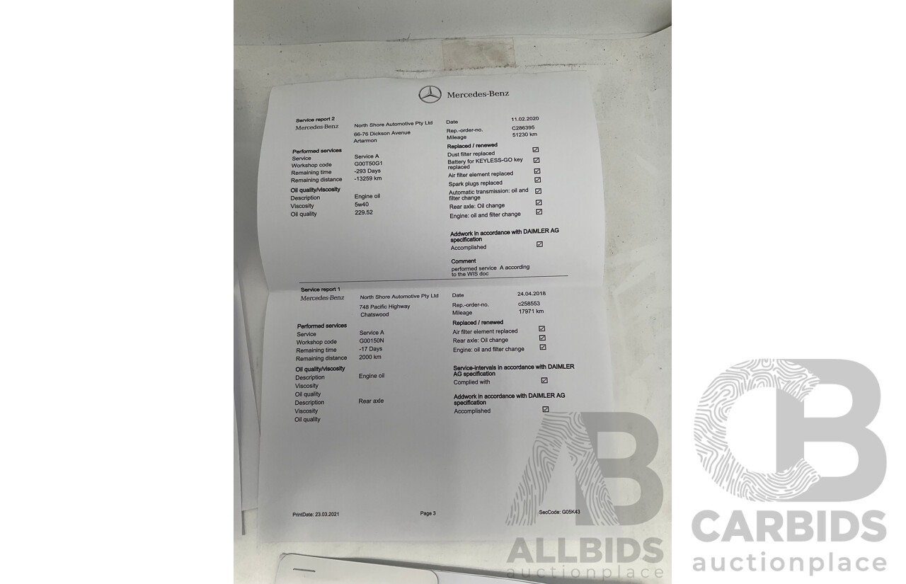 03/2017 Mercedes Benz A45 AMG (AWD) 176 4d Hatchback Calcite White Turbo 2.0L