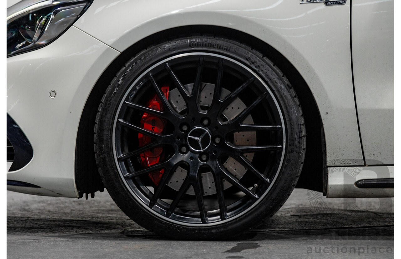 03/2017 Mercedes Benz A45 AMG (AWD) 176 4d Hatchback Calcite White Turbo 2.0L