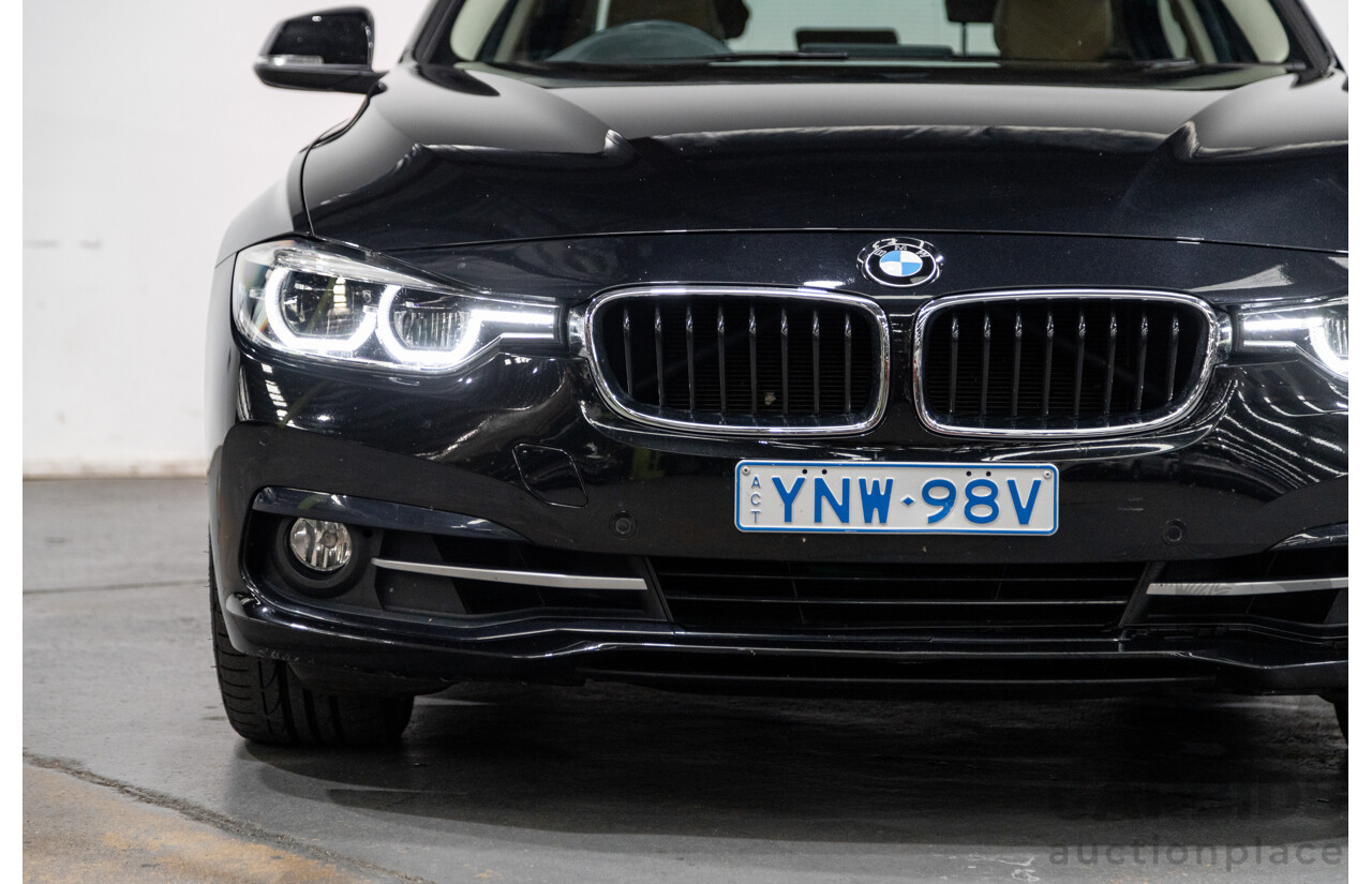 8/2017 BMW 330i Sport Line F30 LCI 4d Sedan Metallic Black Turbo 2.0L