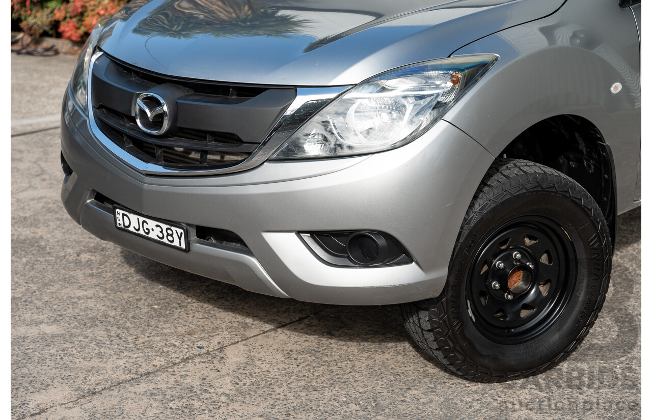 10/2016 Mazda Bt-50 XT Hi-Rider MY16 2d C/Chas Silver Turbo Diesel 2.2L