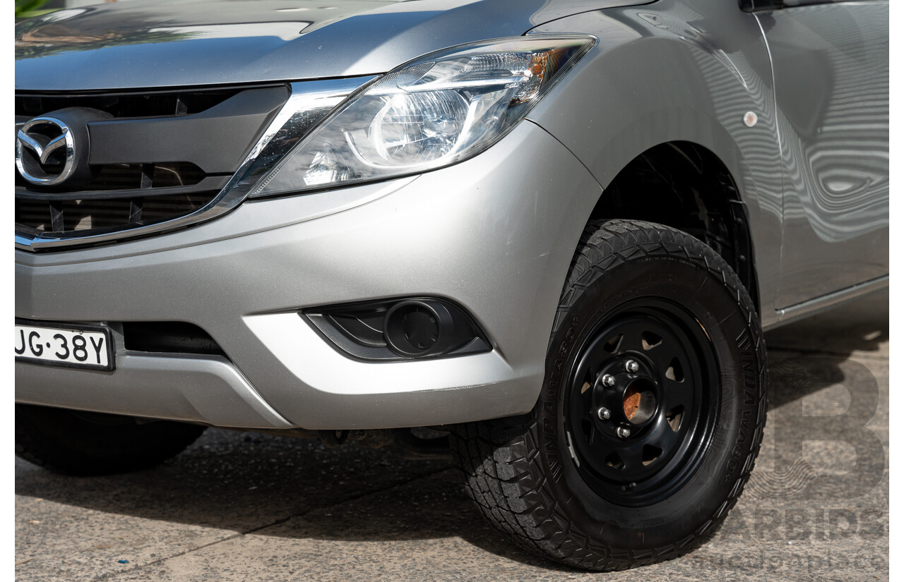10/2016 Mazda Bt-50 XT Hi-Rider MY16 2d C/Chas Silver Turbo Diesel 2.2L