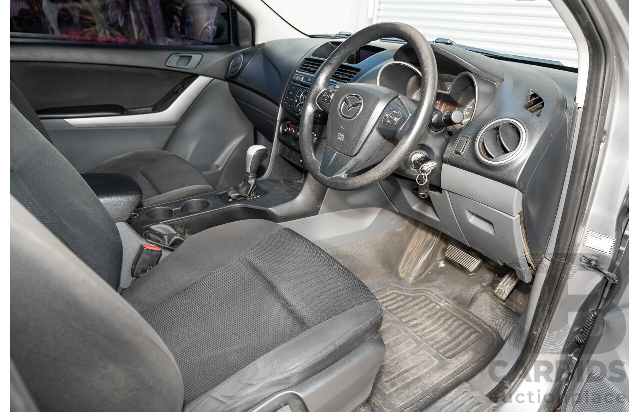 10/2016 Mazda Bt-50 XT Hi-Rider MY16 2d C/Chas Silver Turbo Diesel 2.2L