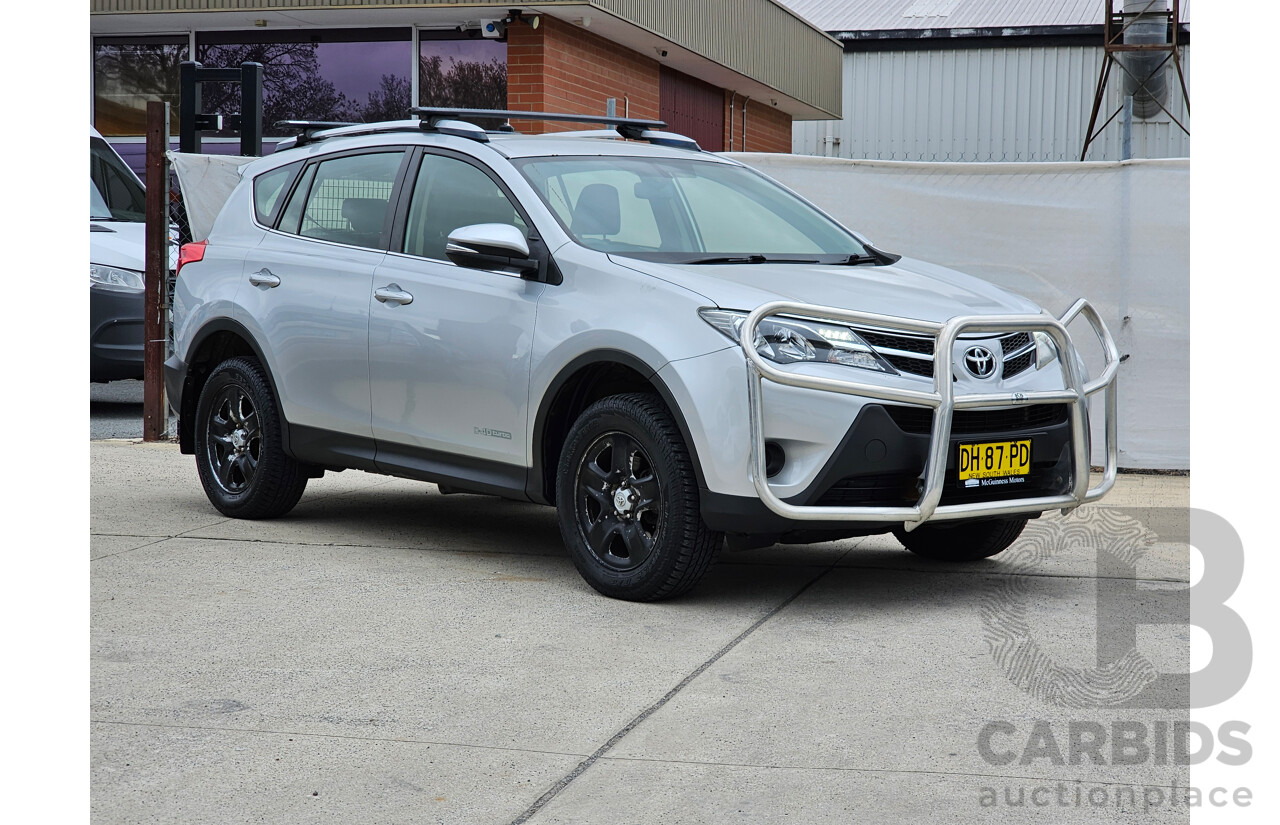 1/2014 Toyota Rav4 GX (4x4) ALA49R 4d Wagon Premium Silver 2.2L