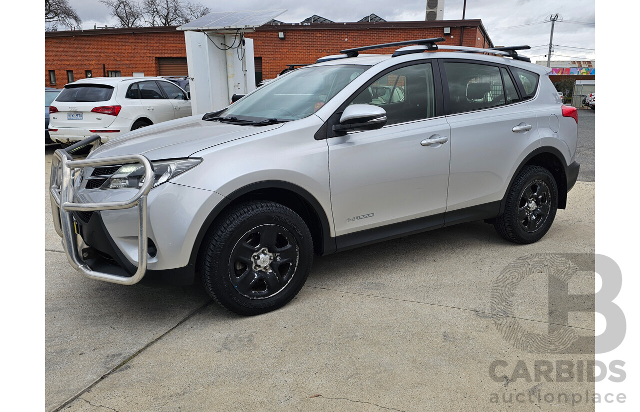 1/2014 Toyota Rav4 GX (4x4) ALA49R 4d Wagon Premium Silver 2.2L