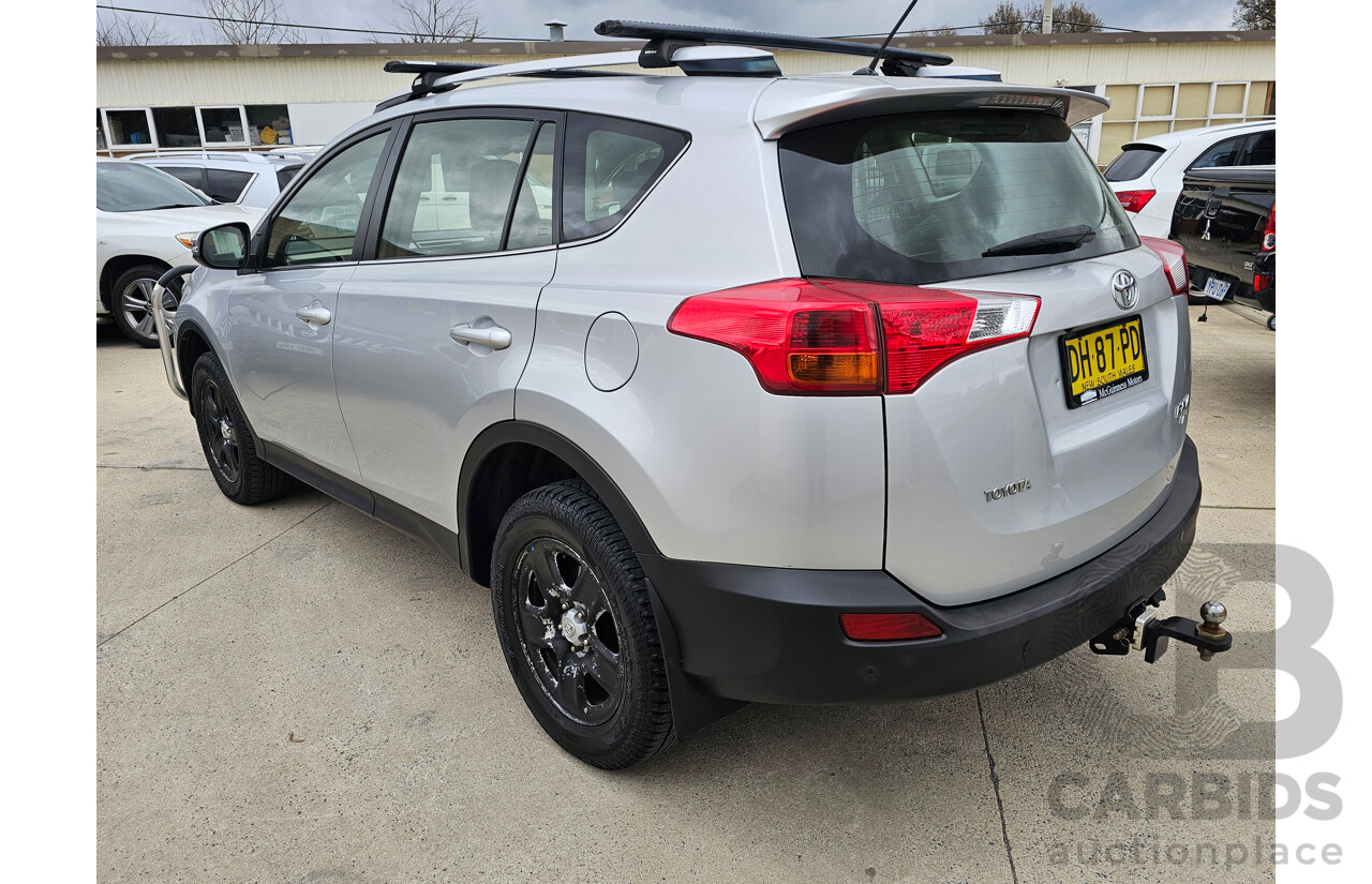 1/2014 Toyota Rav4 GX (4x4) ALA49R 4d Wagon Premium Silver 2.2L