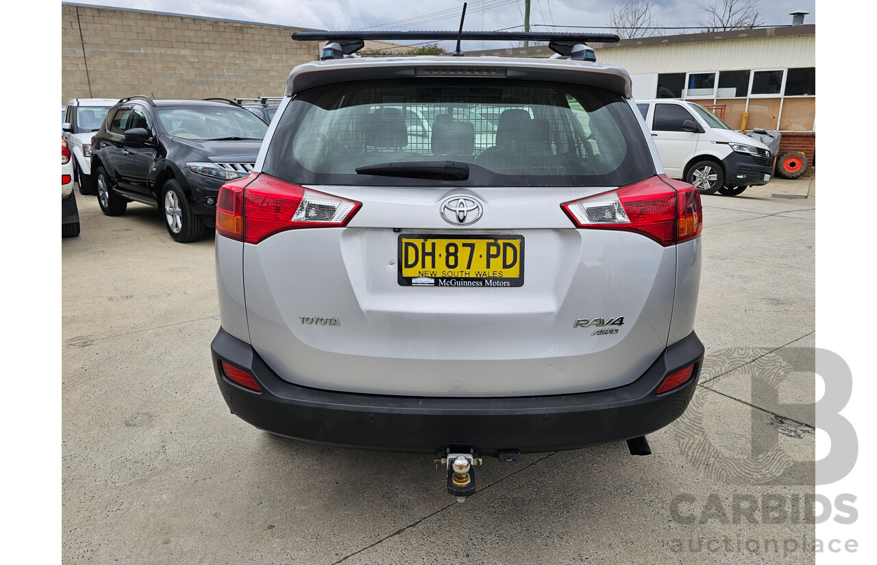 1/2014 Toyota Rav4 GX (4x4) ALA49R 4d Wagon Premium Silver 2.2L