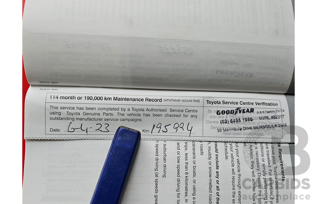 1/2014 Toyota Rav4 GX (4x4) ALA49R 4d Wagon Premium Silver 2.2L