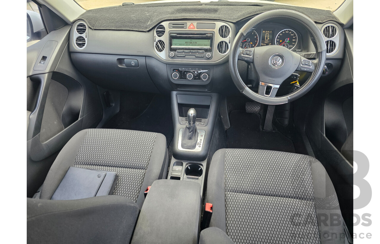 2/2011 Volkswagen Tiguan 125 TSI 5NC MY11 4d Wagon White 2.0L