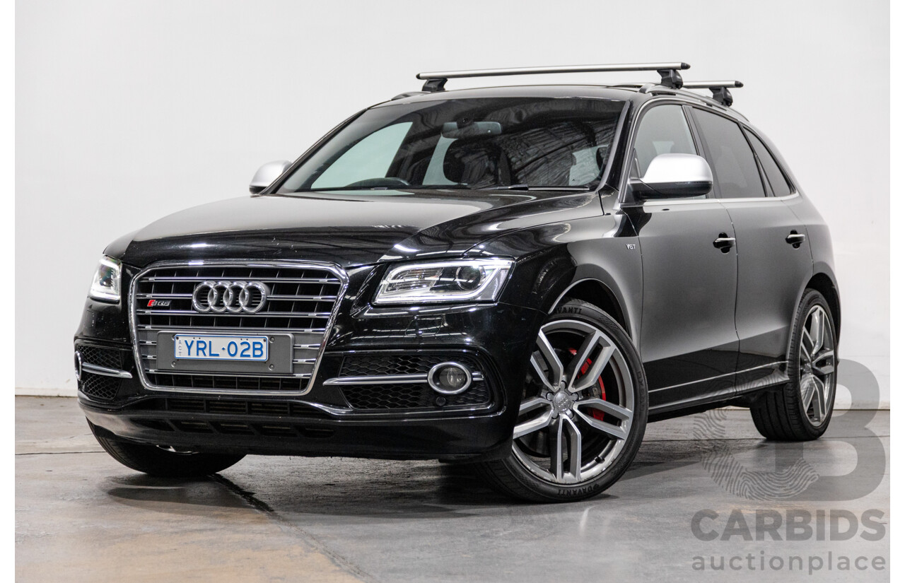 3/2015 Audi SQ5 3.0 TDI Quattro (AWD) 8R MY15 5d Wagon Metallic Black Twin Turbo Diesel V6 3.0L