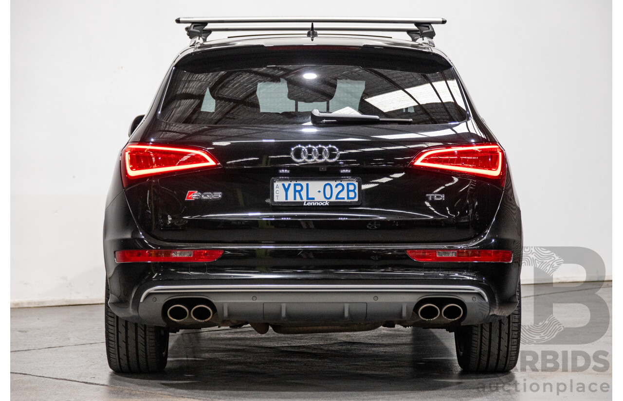 3/2015 Audi SQ5 3.0 TDI Quattro (AWD) 8R MY15 5d Wagon Metallic Black Twin Turbo Diesel V6 3.0L