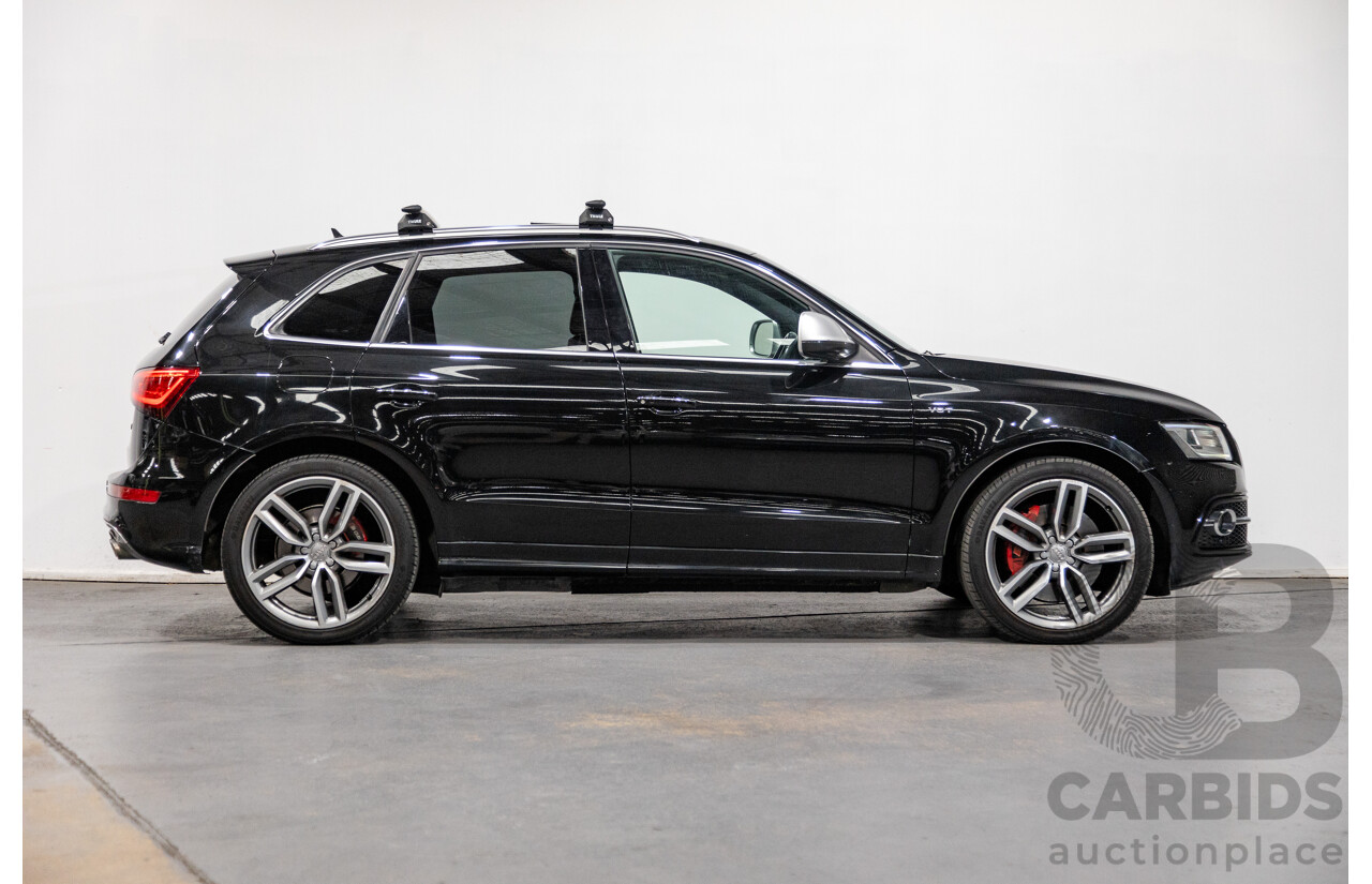 3/2015 Audi SQ5 3.0 TDI Quattro (AWD) 8R MY15 5d Wagon Metallic Black Twin Turbo Diesel V6 3.0L