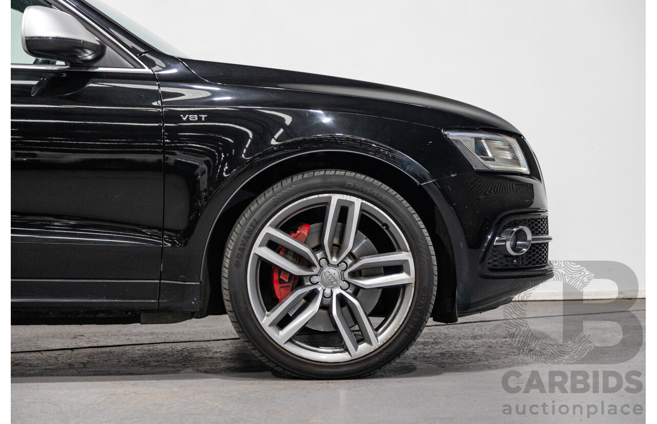 3/2015 Audi SQ5 3.0 TDI Quattro (AWD) 8R MY15 5d Wagon Metallic Black Twin Turbo Diesel V6 3.0L
