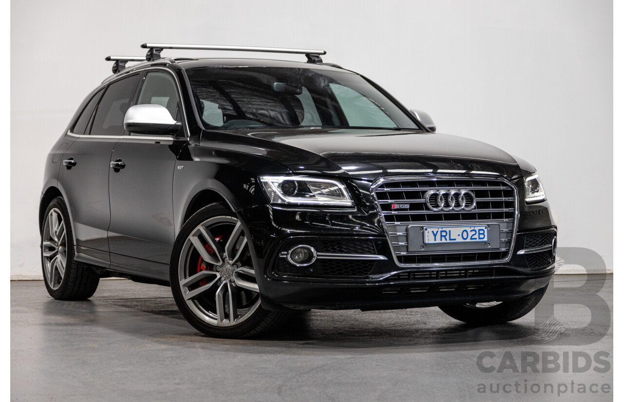 3/2015 Audi SQ5 3.0 TDI Quattro (AWD) 8R MY15 5d Wagon Metallic Black Twin Turbo Diesel V6 3.0L