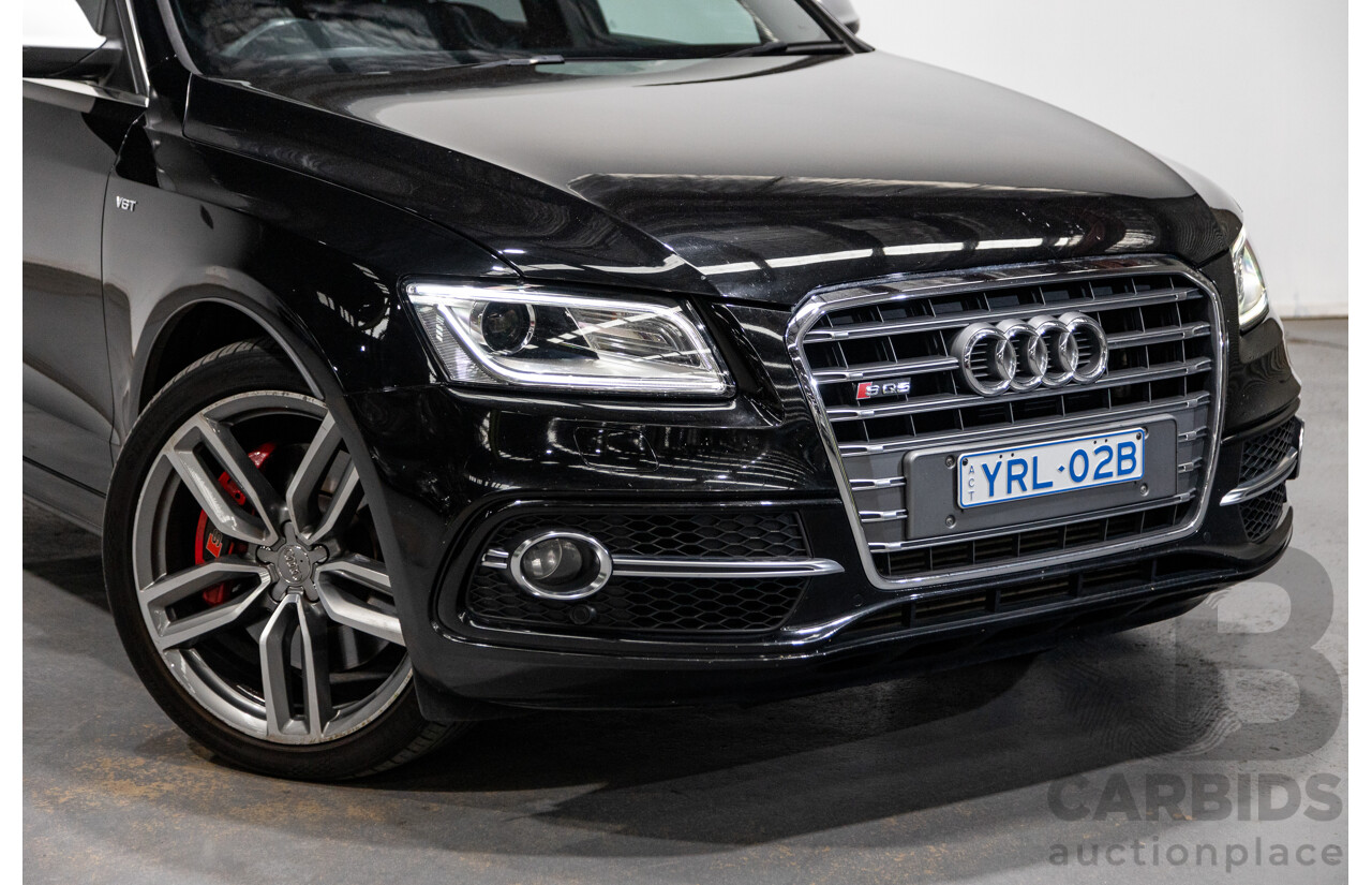 3/2015 Audi SQ5 3.0 TDI Quattro (AWD) 8R MY15 5d Wagon Metallic Black Twin Turbo Diesel V6 3.0L