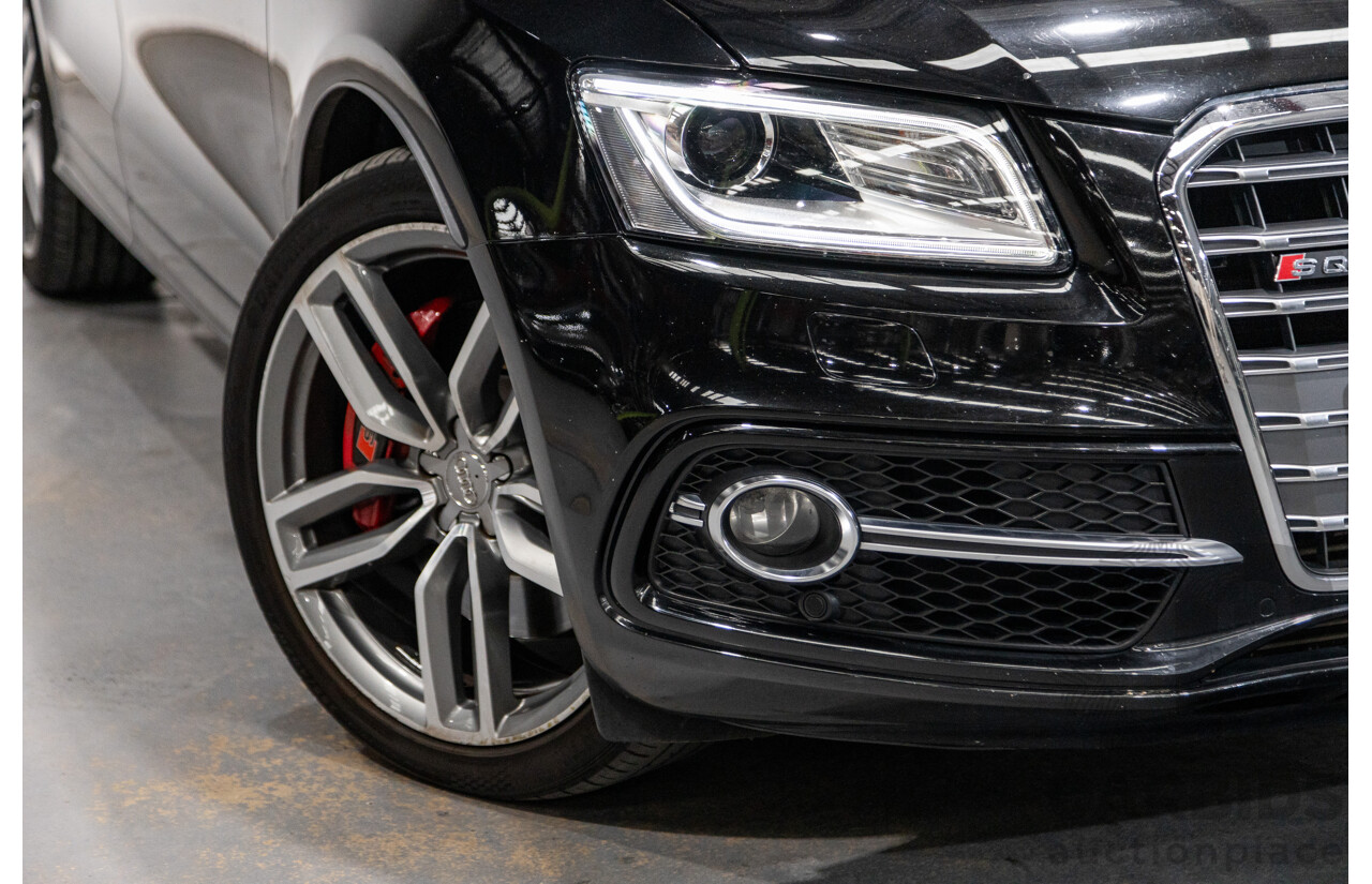 3/2015 Audi SQ5 3.0 TDI Quattro (AWD) 8R MY15 5d Wagon Metallic Black Twin Turbo Diesel V6 3.0L