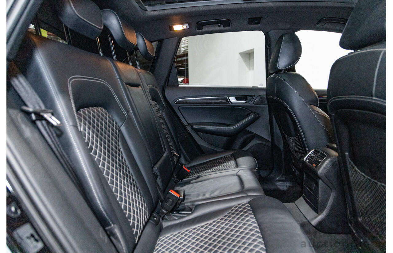 3/2015 Audi SQ5 3.0 TDI Quattro (AWD) 8R MY15 5d Wagon Metallic Black Twin Turbo Diesel V6 3.0L