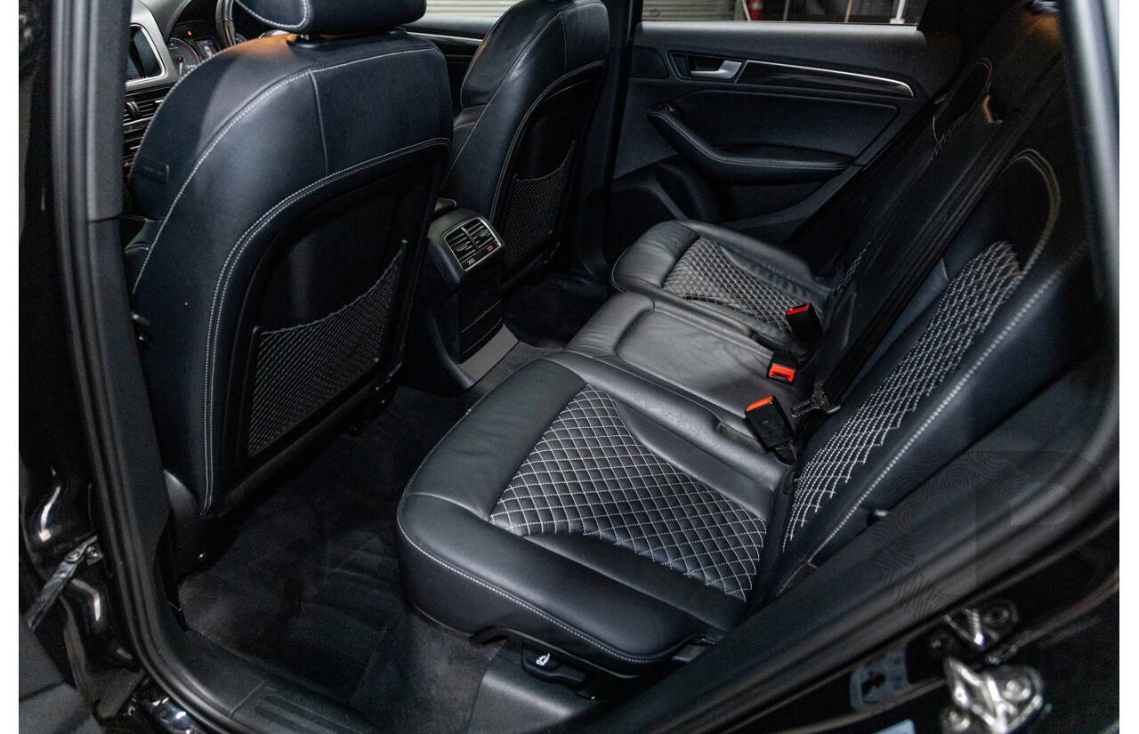 3/2015 Audi SQ5 3.0 TDI Quattro (AWD) 8R MY15 5d Wagon Metallic Black Twin Turbo Diesel V6 3.0L