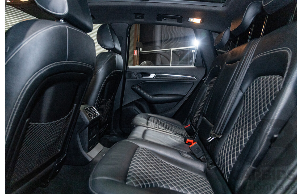 3/2015 Audi SQ5 3.0 TDI Quattro (AWD) 8R MY15 5d Wagon Metallic Black Twin Turbo Diesel V6 3.0L