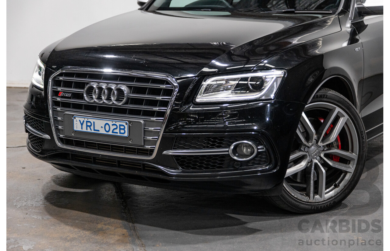 3/2015 Audi SQ5 3.0 TDI Quattro (AWD) 8R MY15 5d Wagon Metallic Black Twin Turbo Diesel V6 3.0L