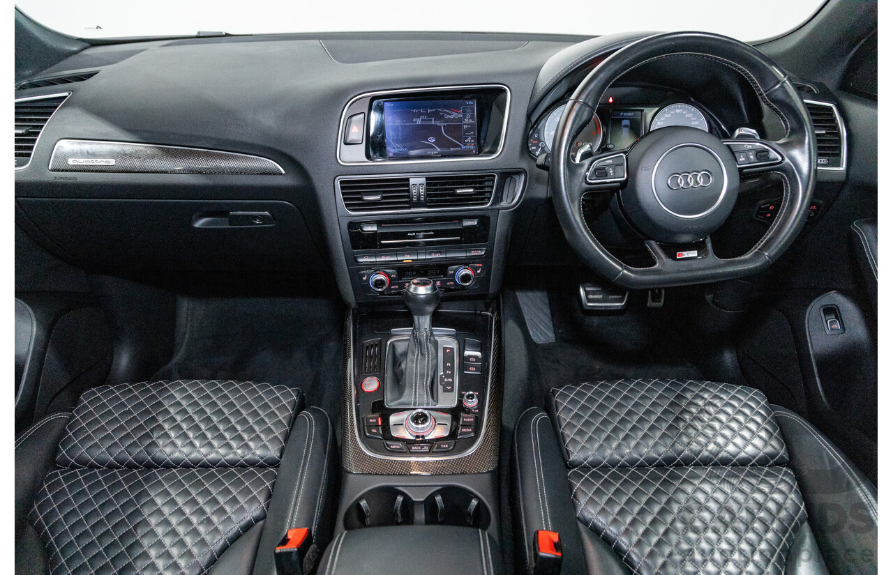 3/2015 Audi SQ5 3.0 TDI Quattro (AWD) 8R MY15 5d Wagon Metallic Black Twin Turbo Diesel V6 3.0L
