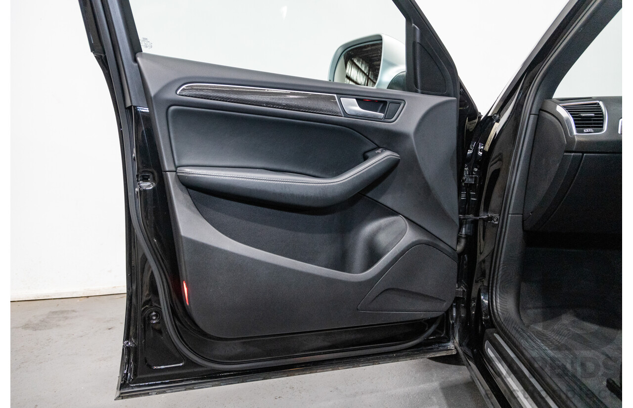 3/2015 Audi SQ5 3.0 TDI Quattro (AWD) 8R MY15 5d Wagon Metallic Black Twin Turbo Diesel V6 3.0L