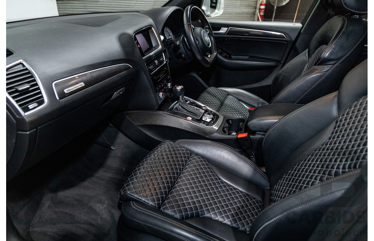 3/2015 Audi SQ5 3.0 TDI Quattro (AWD) 8R MY15 5d Wagon Metallic Black Twin Turbo Diesel V6 3.0L