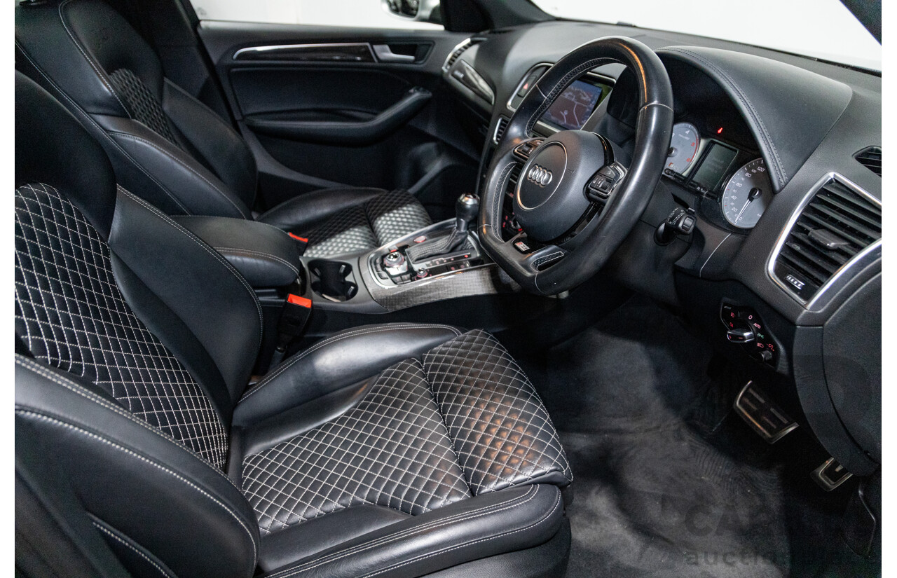 3/2015 Audi SQ5 3.0 TDI Quattro (AWD) 8R MY15 5d Wagon Metallic Black Twin Turbo Diesel V6 3.0L