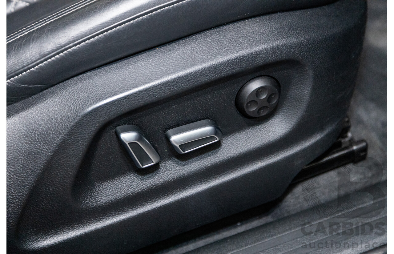 3/2015 Audi SQ5 3.0 TDI Quattro (AWD) 8R MY15 5d Wagon Metallic Black Twin Turbo Diesel V6 3.0L