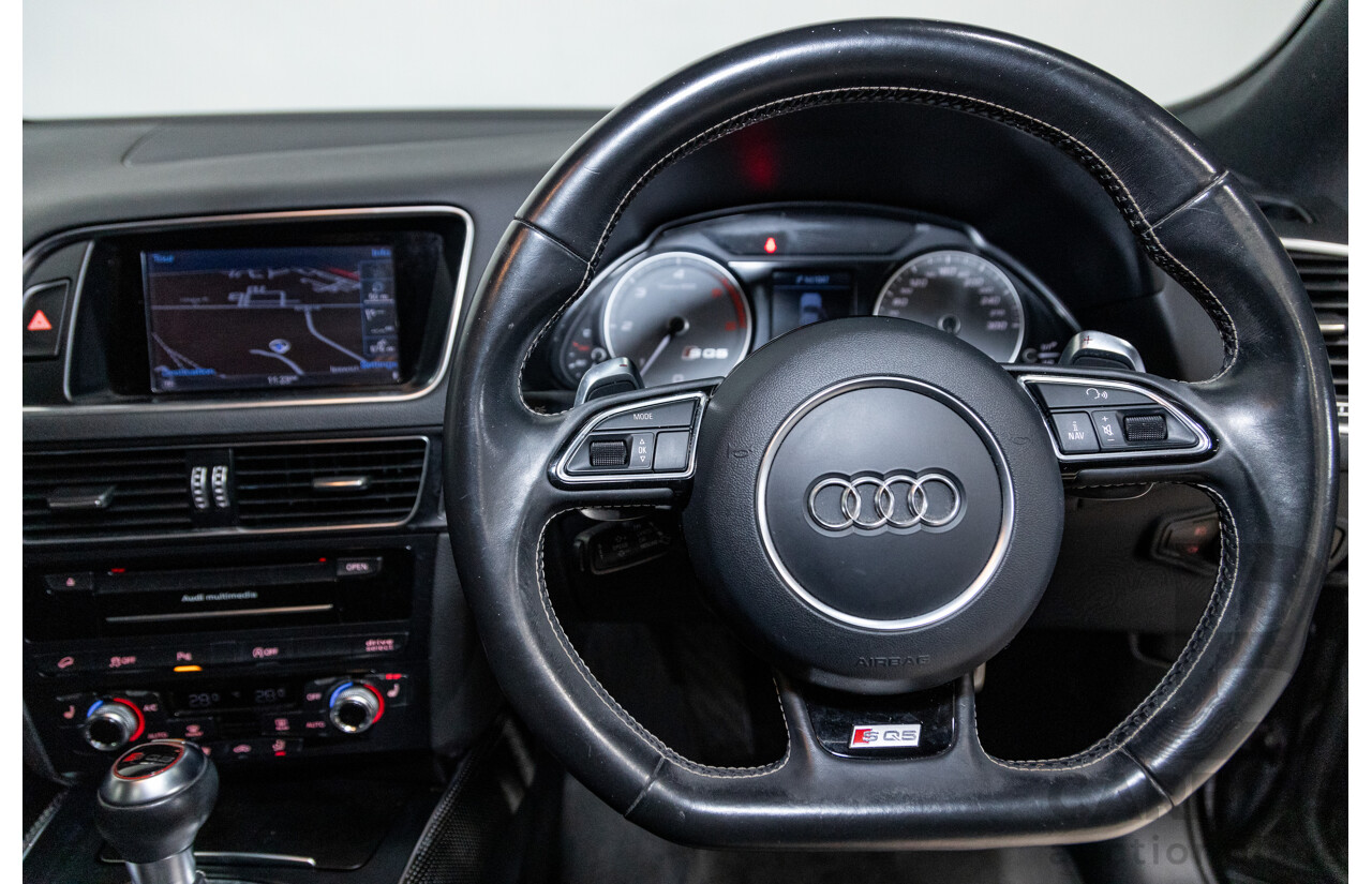 3/2015 Audi SQ5 3.0 TDI Quattro (AWD) 8R MY15 5d Wagon Metallic Black Twin Turbo Diesel V6 3.0L