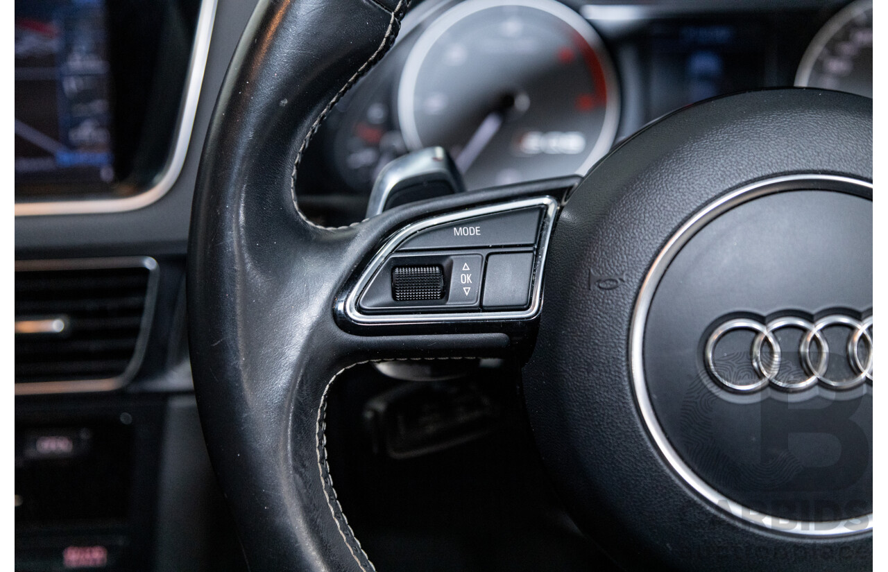 3/2015 Audi SQ5 3.0 TDI Quattro (AWD) 8R MY15 5d Wagon Metallic Black Twin Turbo Diesel V6 3.0L