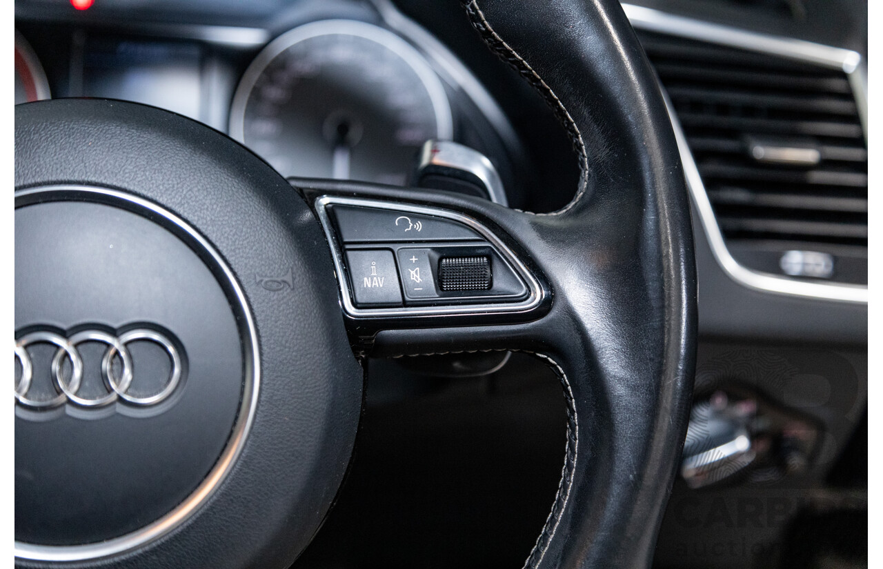 3/2015 Audi SQ5 3.0 TDI Quattro (AWD) 8R MY15 5d Wagon Metallic Black Twin Turbo Diesel V6 3.0L