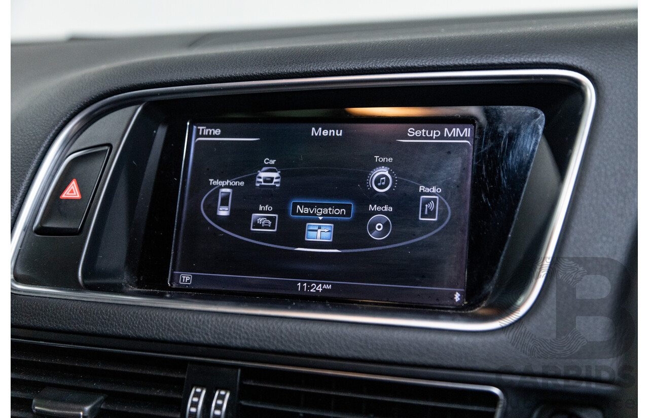 3/2015 Audi SQ5 3.0 TDI Quattro (AWD) 8R MY15 5d Wagon Metallic Black Twin Turbo Diesel V6 3.0L