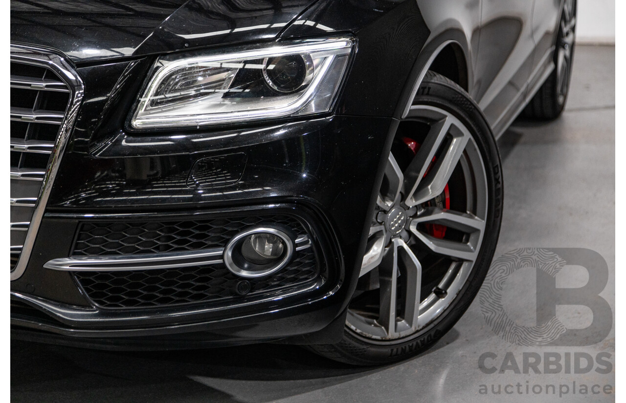 3/2015 Audi SQ5 3.0 TDI Quattro (AWD) 8R MY15 5d Wagon Metallic Black Twin Turbo Diesel V6 3.0L