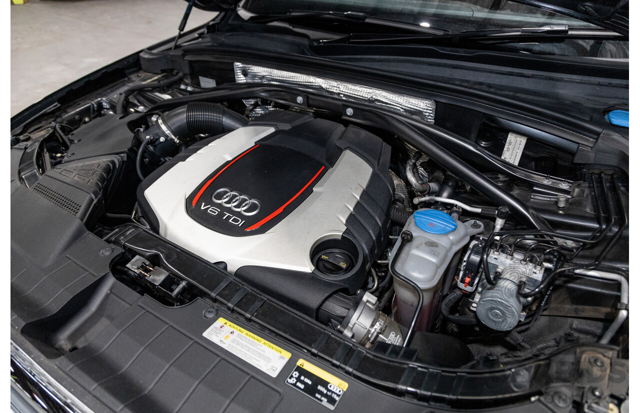 3/2015 Audi SQ5 3.0 TDI Quattro (AWD) 8R MY15 5d Wagon Metallic Black Twin Turbo Diesel V6 3.0L