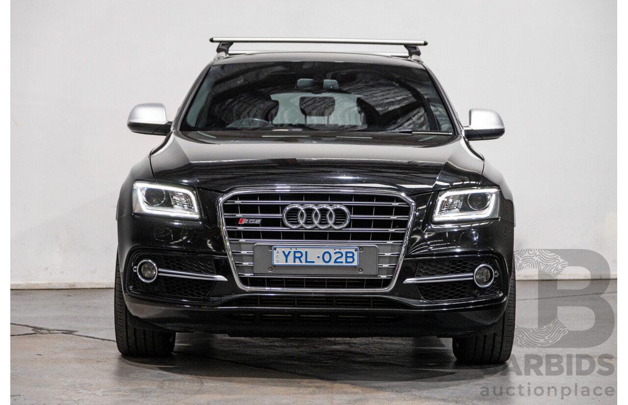 3/2015 Audi SQ5 3.0 TDI Quattro (AWD) 8R MY15 5d Wagon Metallic Black Twin Turbo Diesel V6 3.0L